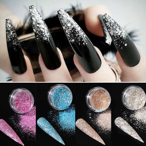 1 box holographics nail powder six colors nail glitter dust diy summer charm pigment chrome powder flakes, Silver;gold
1 box holographics nail powder six colors nail glitter dust diy summer charm pigment chrome powder flakes, Silver;gold
