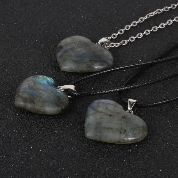 день женщины природные лабрадор сердце любовь ожерелье moonstone драгоценного камня подвеска вощеной rope ключицы цепи ювелирных изделий вал, Silver
день женщины природные лабрадор сердце любовь ожерелье moonstone драгоценного камня подвеска вощеной rope ключицы цепи ювелирных изделий вал, Silver