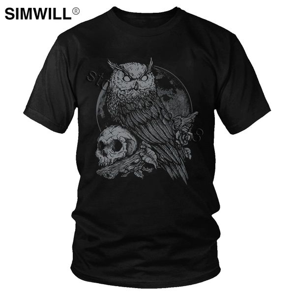 men's night watcher tees funny skull owl t shirt short sleeves pure cotton graphic t-shirt round neck handsome merchandise
men's night watcher tees funny skull owl t shirt short sleeves pure cotton graphic t-shirt round neck handsome merchandise
