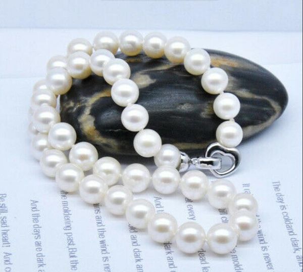 single genuine 9-10mm wthie freshwater cultured natural pearl necklace 18" 36, Silver
single genuine 9-10mm wthie freshwater cultured natural pearl necklace 18" 36, Silver