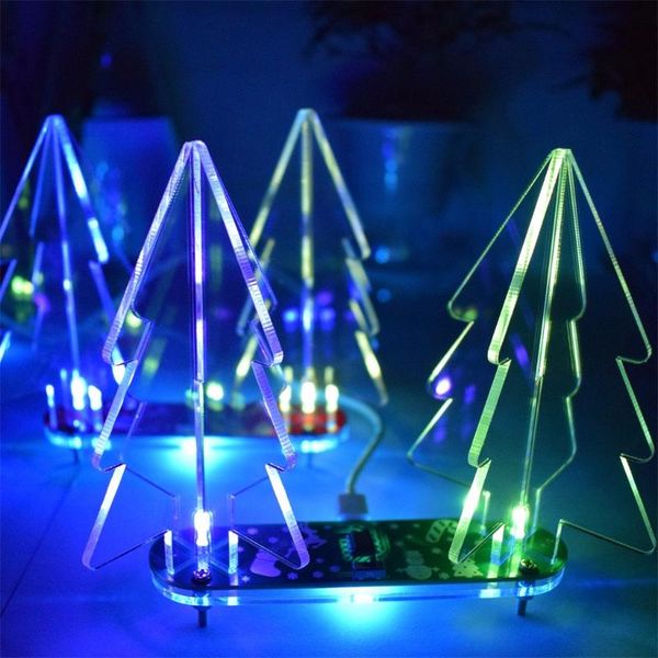 diy full color changing led acrylic 3d christmas tree electronic learning kit christmas decorations for home accessories navidad
diy full color changing led acrylic 3d christmas tree electronic learning kit christmas decorations for home accessories navidad