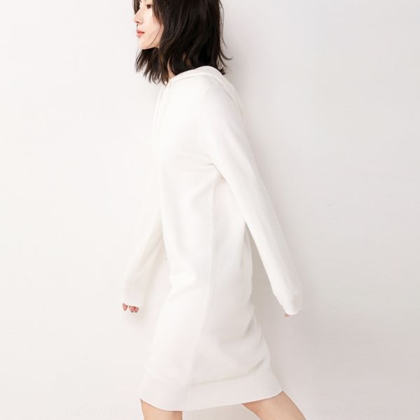 mid-length autumn age-reducing hoodie knitted women's hooded pullover cashmere sweater loose hoodie woolen sweater fashion sbq8y, White;black
mid-length autumn age-reducing hoodie knitted women's hooded pullover cashmere sweater loose hoodie woolen sweater fashion sbq8y, White;black