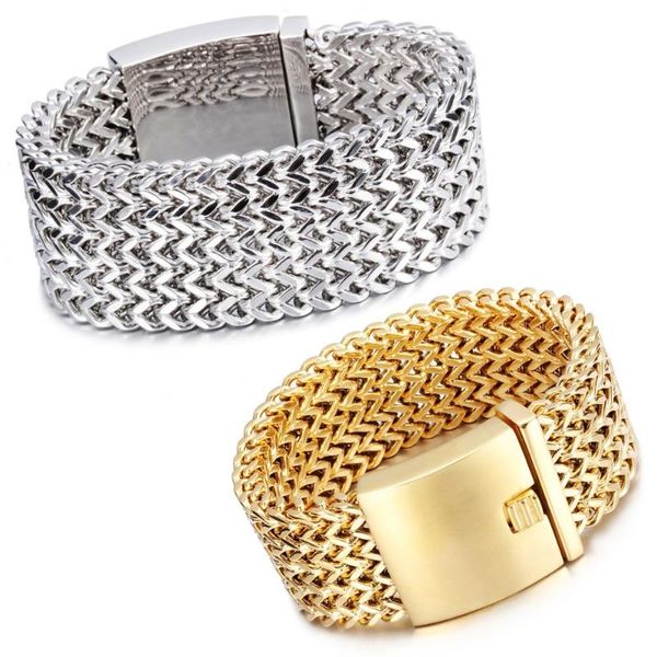 wide stainless steel bracelet very big heavy cool biker jewelry silver color curb cuban chain men's bracelet bangle, Black
wide stainless steel bracelet very big heavy cool biker jewelry silver color curb cuban chain men's bracelet bangle, Black