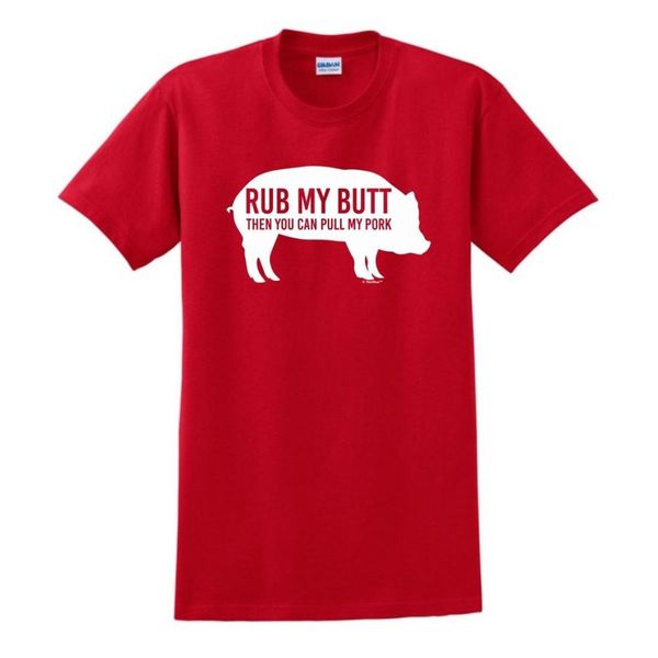rub my butt then you can pull my pork funny bbq short sleeve cotton t-shirt for men (5 colors
rub my butt then you can pull my pork funny bbq short sleeve cotton t-shirt for men (5 colors