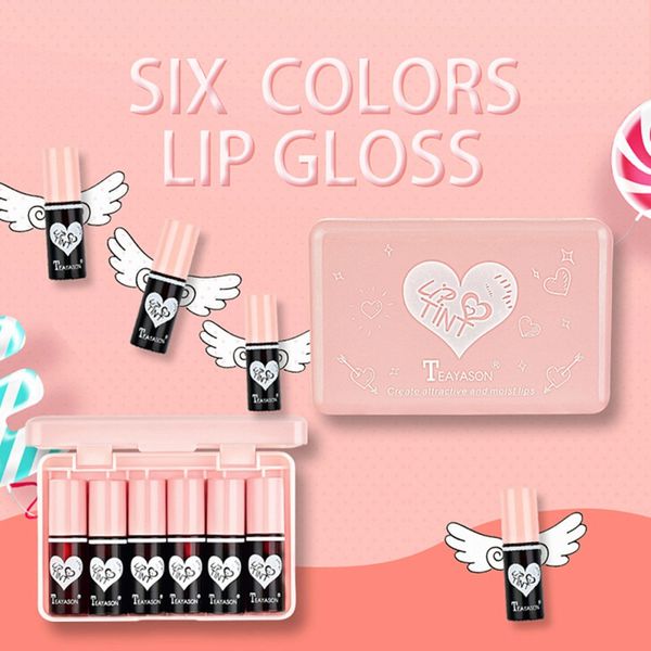 lip gloss 6pcs/set liquid lipstick professional makeup matte long lasting moist cute cosmetics women
lip gloss 6pcs/set liquid lipstick professional makeup matte long lasting moist cute cosmetics women