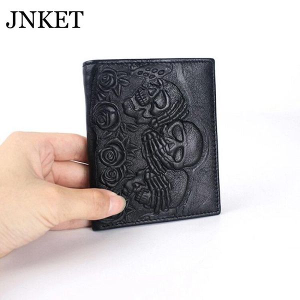 wallets jnket punk skull wallet retro cow leather clutch men's short billfold card holder notecase, Red;black
wallets jnket punk skull wallet retro cow leather clutch men's short billfold card holder notecase, Red;black