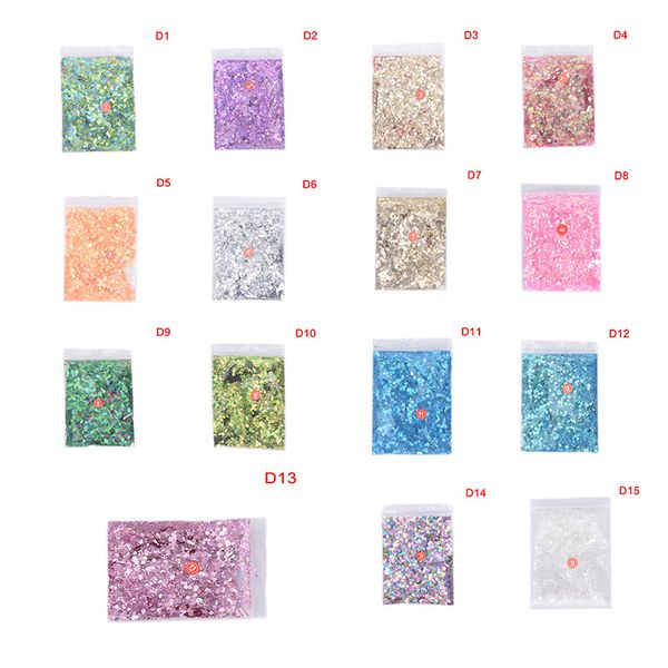 1 bag nail glitter powder flakes shiny round hexagon holographic paillette sequins nail art decoration manicure, Silver;gold
1 bag nail glitter powder flakes shiny round hexagon holographic paillette sequins nail art decoration manicure, Silver;gold