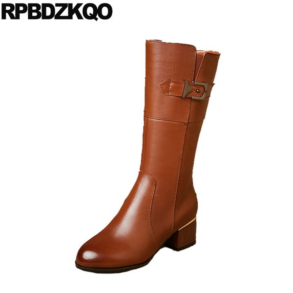 boots fall fur block women brown genuine leather 2021 female side zip round toe autumn shoes winter mid calf chunky, Black
boots fall fur block women brown genuine leather 2021 female side zip round toe autumn shoes winter mid calf chunky, Black
