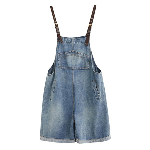 net red denim strap shorts women's 2020 summer new korean style loose slimming thin section five pants casual, Blue
net red denim strap shorts women's 2020 summer new korean style loose slimming thin section five pants casual, Blue