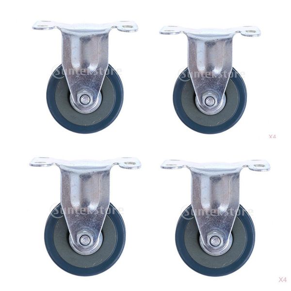 4 pieces 2'' directional plate caster wheel replacement trolley machine pvc, solid, smooth, quiet
4 pieces 2'' directional plate caster wheel replacement trolley machine pvc, solid, smooth, quiet