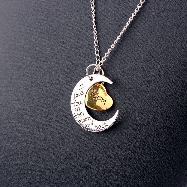 i love you to the moon and back pendant mother's day necklace love mother's pendant necklace special gifts for mothers, Silver
i love you to the moon and back pendant mother's day necklace love mother's pendant necklace special gifts for mothers, Silver