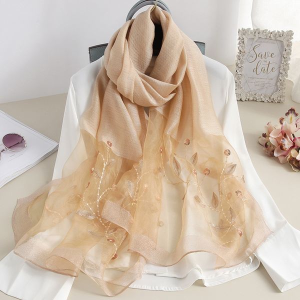 luxury- 2020 autumn scarf women winter wool silk shawls lady wraps floral embroidery glitter hijab neck scarves foulard, Blue;gray
luxury- 2020 autumn scarf women winter wool silk shawls lady wraps floral embroidery glitter hijab neck scarves foulard, Blue;gray