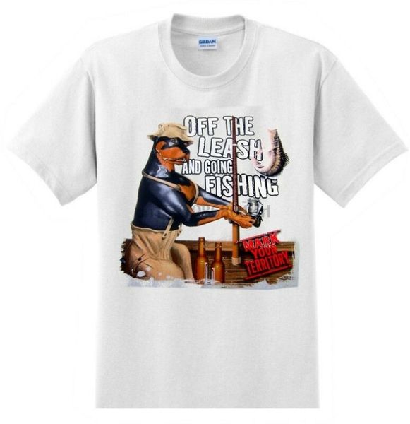off the leash and going fishing tee white or grey tshirt rottweiler dog 889
off the leash and going fishing tee white or grey tshirt rottweiler dog 889