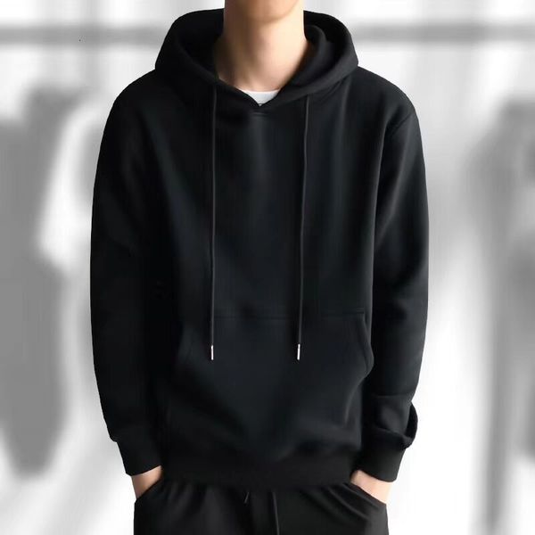 autumn and winter pullover hoody sports straight men's casual hooded plus velvet blank hoodie, Black
autumn and winter pullover hoody sports straight men's casual hooded plus velvet blank hoodie, Black
