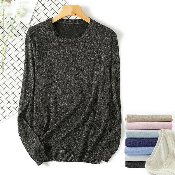 shiny lurex sweater women knitted pullovers glitter sweater long sleeve tricot autumn plus size korean style knitwear, White;black
shiny lurex sweater women knitted pullovers glitter sweater long sleeve tricot autumn plus size korean style knitwear, White;black