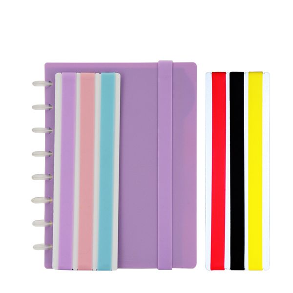 fromthenon 3pcs candy color planner silicone strap a5 notebook elastic band diary scrapbooking accessories office supplies, Purple;pink
fromthenon 3pcs candy color planner silicone strap a5 notebook elastic band diary scrapbooking accessories office supplies, Purple;pink