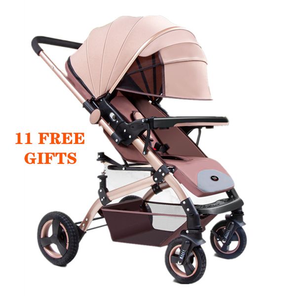 luxurious baby stroller portable travel baby carriage folding pram high landscape aluminum frame stroller for newborn baby
luxurious baby stroller portable travel baby carriage folding pram high landscape aluminum frame stroller for newborn baby