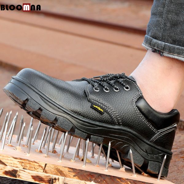 combat men safety working boots high steel toe work shoes black leather anti-smashing low men puncture sneakers
combat men safety working boots high steel toe work shoes black leather anti-smashing low men puncture sneakers