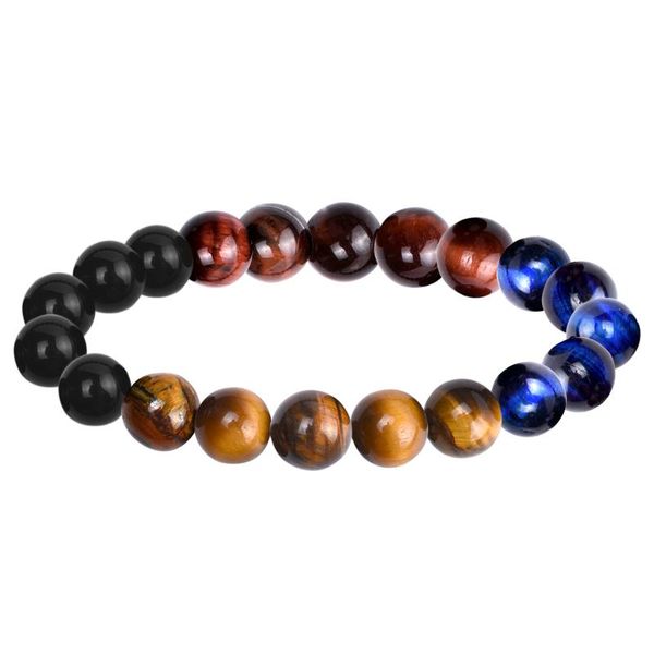 ebuty natural stone beads bracelet 10mm lava volcanic tourmaline bead round rope bangle health gift, Black
ebuty natural stone beads bracelet 10mm lava volcanic tourmaline bead round rope bangle health gift, Black