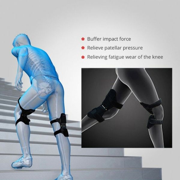 1 pair joint support knee pad breathable non-slip lift pain relief for knee power spring force stabilizer, Black;gray
1 pair joint support knee pad breathable non-slip lift pain relief for knee power spring force stabilizer, Black;gray