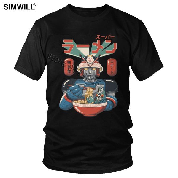 novelty japanese robot t-shirt men breathable cotton anime t shirt o neck short sleeves super ramen bot street wear tee
novelty japanese robot t-shirt men breathable cotton anime t shirt o neck short sleeves super ramen bot street wear tee