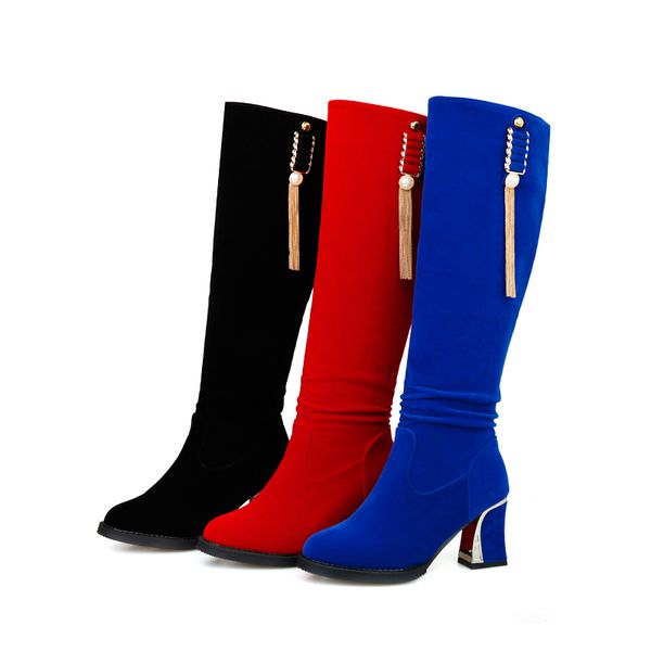 pqecfs big size 34-48 spring & autumn women solid pearl & tassel sequined knee-high riding boots 3 colors, Black
pqecfs big size 34-48 spring & autumn women solid pearl & tassel sequined knee-high riding boots 3 colors, Black