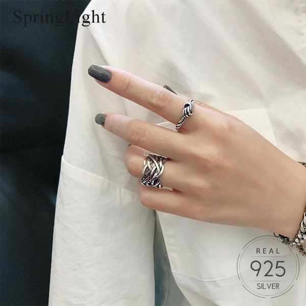 springlight vintage twist twist knot opening adjustable ring real 925 sterling silver handmade fine jewelry rings for women, Golden;silver
springlight vintage twist twist knot opening adjustable ring real 925 sterling silver handmade fine jewelry rings for women, Golden;silver