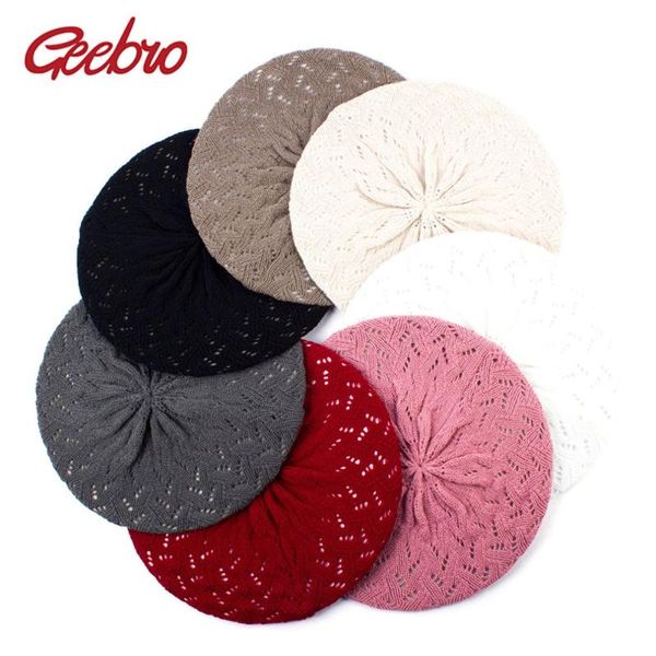 berets geebro women's plain color knit beret hat ladies french artist hats spring casual thin acrylic for women beanie, Blue;gray
berets geebro women's plain color knit beret hat ladies french artist hats spring casual thin acrylic for women beanie, Blue;gray