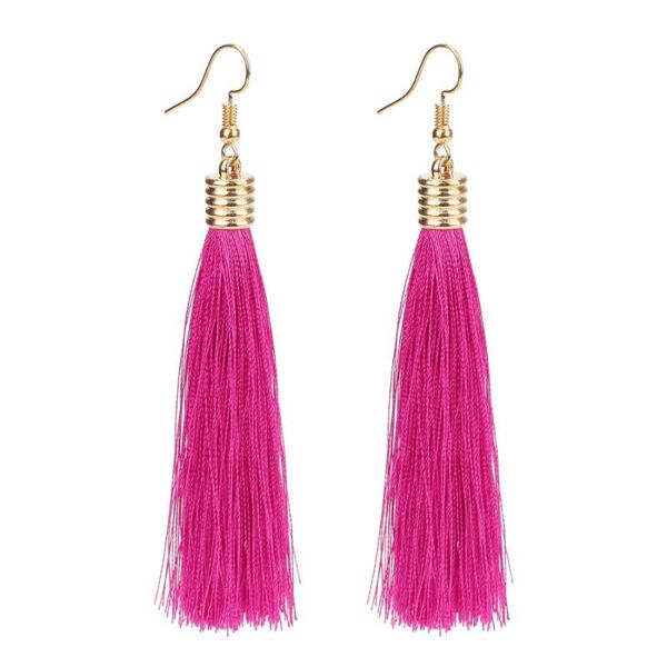 louleur 9 colors silk fabric tassel earrings fashion bohemian long drop dangle statement earrings for women boho jewelry, Silver
louleur 9 colors silk fabric tassel earrings fashion bohemian long drop dangle statement earrings for women boho jewelry, Silver