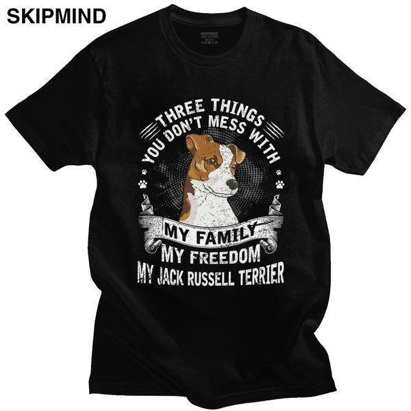 ретро джек рассел терьер tshirt три вещь, вы не шутите с короткими рукавами хлопок тенниски o-шея собаки владелец подарков футболочкой
ретро джек рассел терьер tshirt три вещь, вы не шутите с короткими рукавами хлопок тенниски o-шея собаки владелец подарков футболочкой