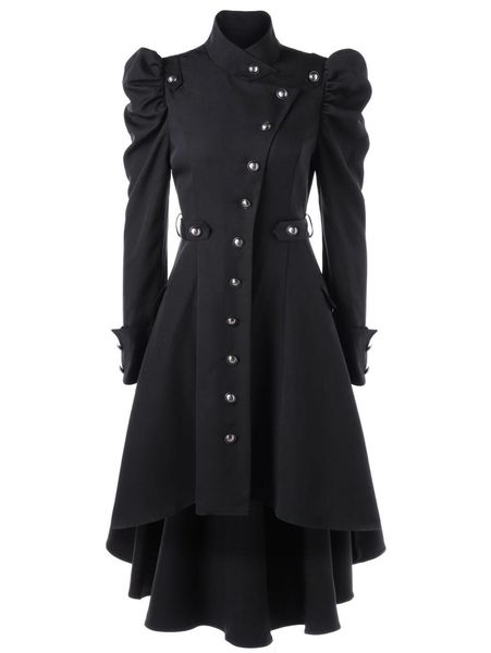 Women Steampunk Gothic Winter Coats Long Sleeve Jacket with hat Cosplay Costume Black Coat Medieval Noble Court Princess Outwear
Women Steampunk Gothic Winter Coats Long Sleeve Jacket with hat Cosplay Costume Black Coat Medieval Noble Court Princess Outwear