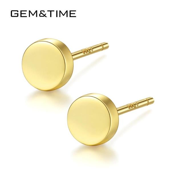 gem&time genuine 925 sterling silver round cake stud earrings for women minimalism geometric earrings fine jewelry se0061, Golden;silver
gem&time genuine 925 sterling silver round cake stud earrings for women minimalism geometric earrings fine jewelry se0061, Golden;silver