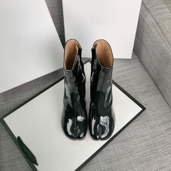 high 2019 split-toe boots genuine leather high heel women shoes fashion street style shoes black patent leather
high 2019 split-toe boots genuine leather high heel women shoes fashion street style shoes black patent leather