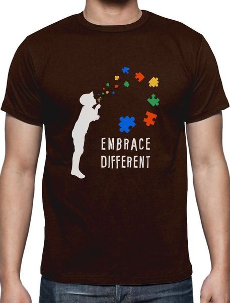 embrace different - autism awareness t-shirt support the causecartoon t shirt men new fashion tshirt
embrace different - autism awareness t-shirt support the causecartoon t shirt men new fashion tshirt