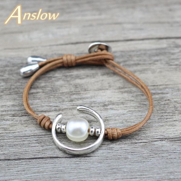 anslow brand new design fashion jewelry sweet korean handmade diy sea shell genuine leather bracelet for women friend low0650lb, Golden;silver
anslow brand new design fashion jewelry sweet korean handmade diy sea shell genuine leather bracelet for women friend low0650lb, Golden;silver