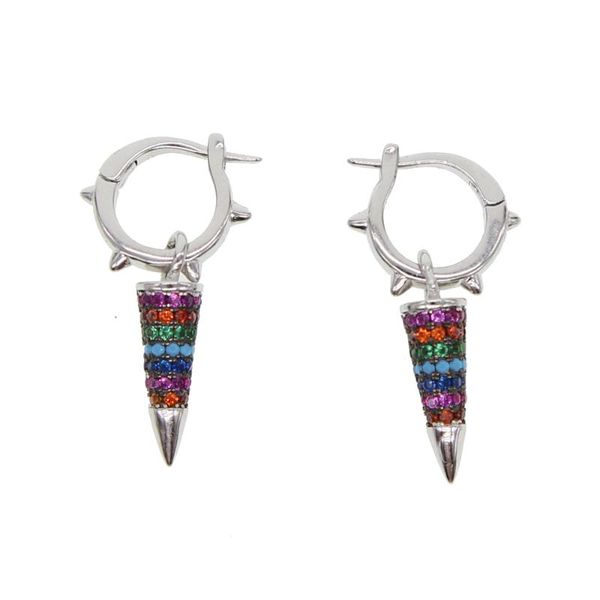 dangle & chandelier brincos 2021 colorful cz cone design ear drop double earring delicate wedding brand jewelry for women christmas gift, Silver
dangle & chandelier brincos 2021 colorful cz cone design ear drop double earring delicate wedding brand jewelry for women christmas gift, Silver