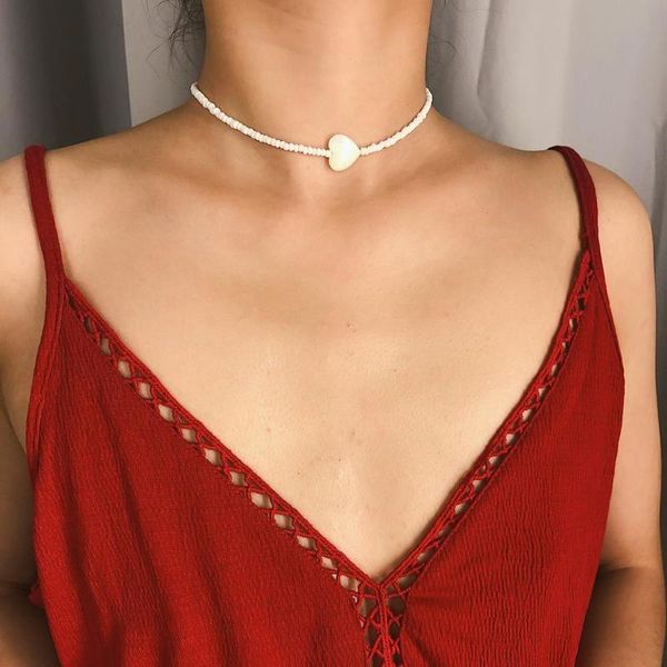 vekno sweet fashion shell necklace choker for women conch cowrie scallop white heart-shaped vacation beach bead necklace jewelry, Golden;silver
vekno sweet fashion shell necklace choker for women conch cowrie scallop white heart-shaped vacation beach bead necklace jewelry, Golden;silver