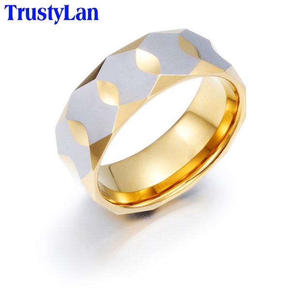 trustylan 8mm wide gold color tungsten carbide ring men women fashion cool luxury rings for women wedding jewelry, Golden;silver
trustylan 8mm wide gold color tungsten carbide ring men women fashion cool luxury rings for women wedding jewelry, Golden;silver