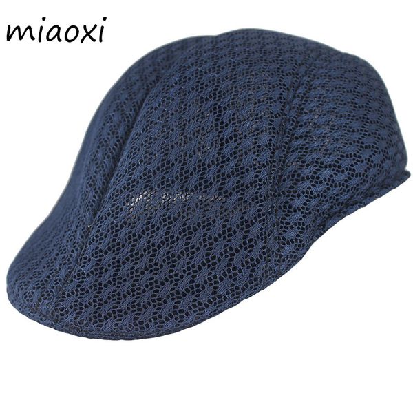 berets fashon men summer beret cap for ventilation grid male caps casual comfortable beauty solid hat, Blue;gray
berets fashon men summer beret cap for ventilation grid male caps casual comfortable beauty solid hat, Blue;gray