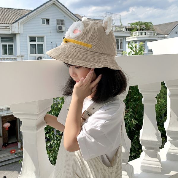 arrivals timelimited designers sales autumn and winter child cat cute handle fisherman cap bell corduroy fisherman hat free, Blue;gray
arrivals timelimited designers sales autumn and winter child cat cute handle fisherman cap bell corduroy fisherman hat free, Blue;gray