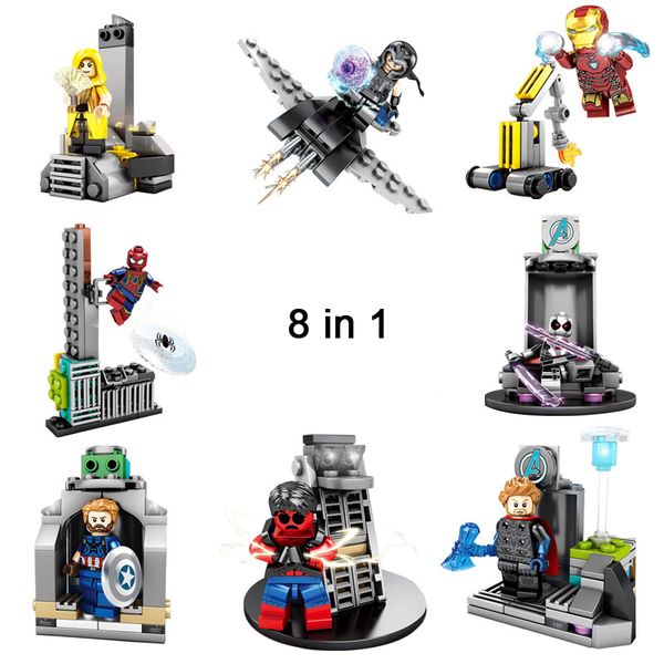 8 in 1 marvel stark industries tower super hero building blocks toy the avengers headquarters base mini action figure
8 in 1 marvel stark industries tower super hero building blocks toy the avengers headquarters base mini action figure