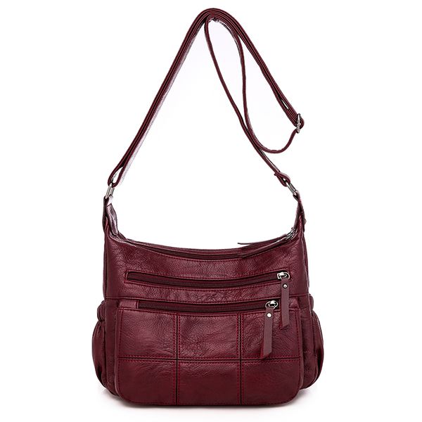 black wine red plaid handbags women shoulder bag fashion pure color casual tote female pu leather messenger crossbody sac femme
black wine red plaid handbags women shoulder bag fashion pure color casual tote female pu leather messenger crossbody sac femme