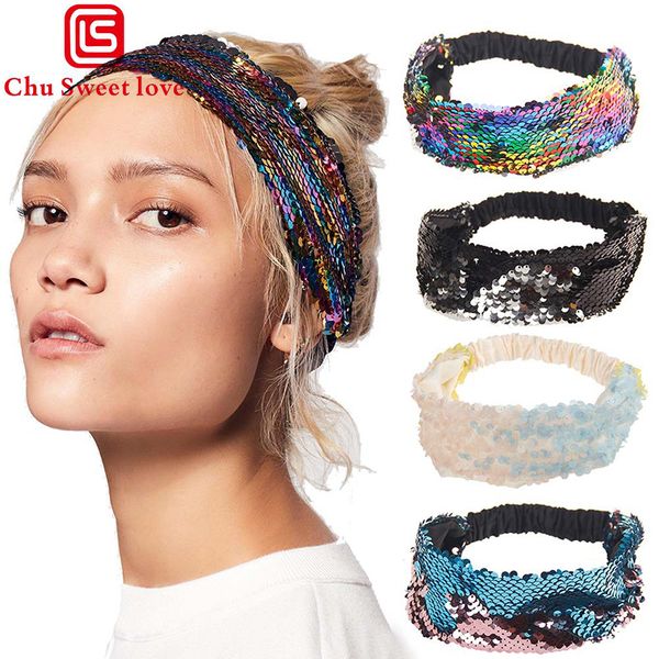double-sided mermaid sequin headband women girls fashion vintage elastic hair bandage bandanas hairbands hair accessories, Silver
double-sided mermaid sequin headband women girls fashion vintage elastic hair bandage bandanas hairbands hair accessories, Silver