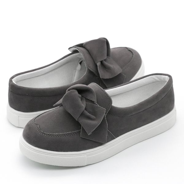 women suede solid sweet shoes spring summer loafers flat female flock footwear plus size platform slip on bow tie flat shoes, Black
women suede solid sweet shoes spring summer loafers flat female flock footwear plus size platform slip on bow tie flat shoes, Black