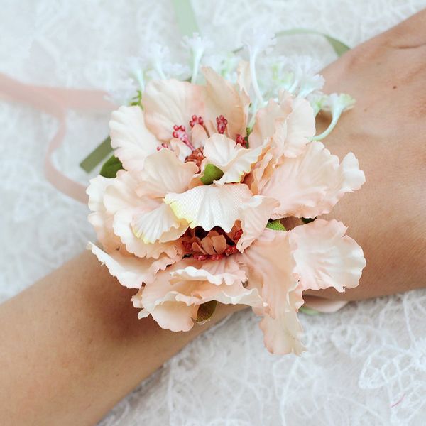artificial rose wrist corsage bracelet silk rose flower bridesmaid hand flowers with pearl wedding party decoration 6c0221, Black
artificial rose wrist corsage bracelet silk rose flower bridesmaid hand flowers with pearl wedding party decoration 6c0221, Black