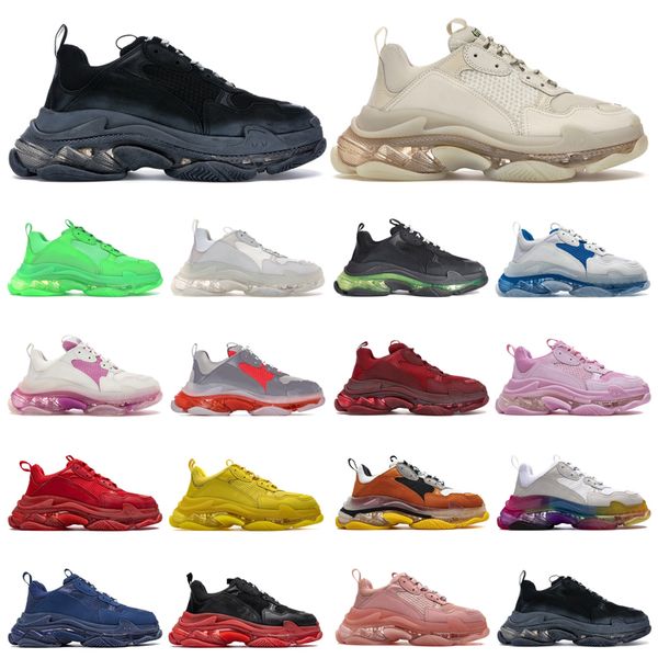 2020 triple s mens womens trainers clear sole running shoes black yellow fluo burgundy red white pink blue fashion sports sneakers walking
2020 triple s mens womens trainers clear sole running shoes black yellow fluo burgundy red white pink blue fashion sports sneakers walking