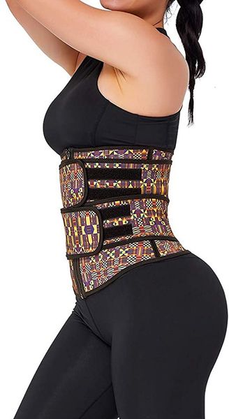 sauna sweat waist trainer latex corset slimming belt zipper closure design african print body shape waist trimmer for sport yoga
sauna sweat waist trainer latex corset slimming belt zipper closure design african print body shape waist trimmer for sport yoga