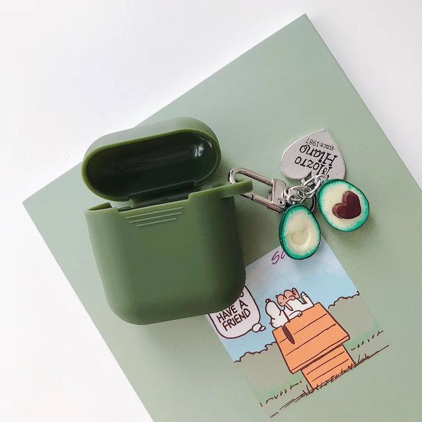 new fashion airpods case creative avocado pendant dark green airpods 1/2 silicone protective sleeve silicone bluetooth wireless headset case
new fashion airpods case creative avocado pendant dark green airpods 1/2 silicone protective sleeve silicone bluetooth wireless headset case
