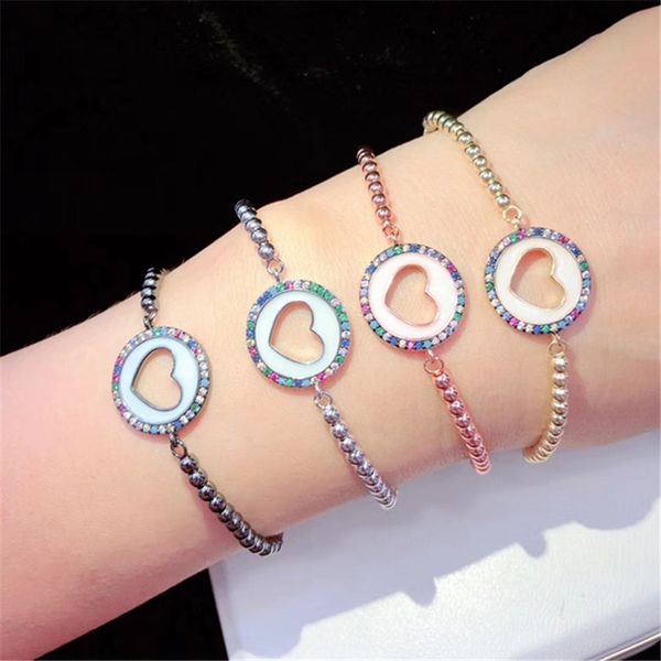 10pcs/lot brass bracelet pave rainbow cz drop oil hollow heart adjustable bracelet fashion jewelry, Black
10pcs/lot brass bracelet pave rainbow cz drop oil hollow heart adjustable bracelet fashion jewelry, Black