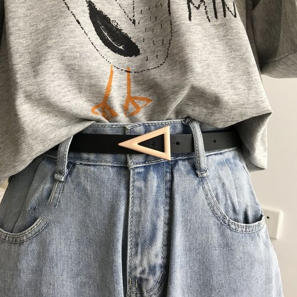 delicate small belt women's korean style light gold triangle belt women's all-match button decorative jeans dress jeans dressdress, Black;brown
delicate small belt women's korean style light gold triangle belt women's all-match button decorative jeans dress jeans dressdress, Black;brown